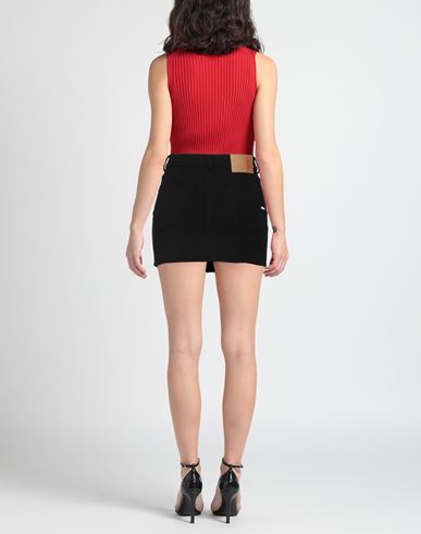 Grifoni Woman Mini skirt Black Size 28 Viscose, Polyamide, Elastane
