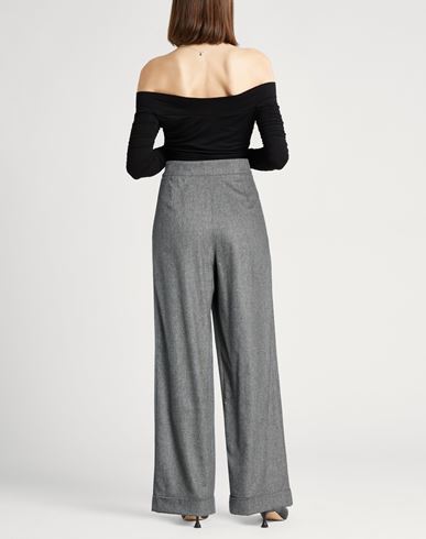 Woman Pants Grey Size 10 Virgin Wool, Cashmere, Elastane