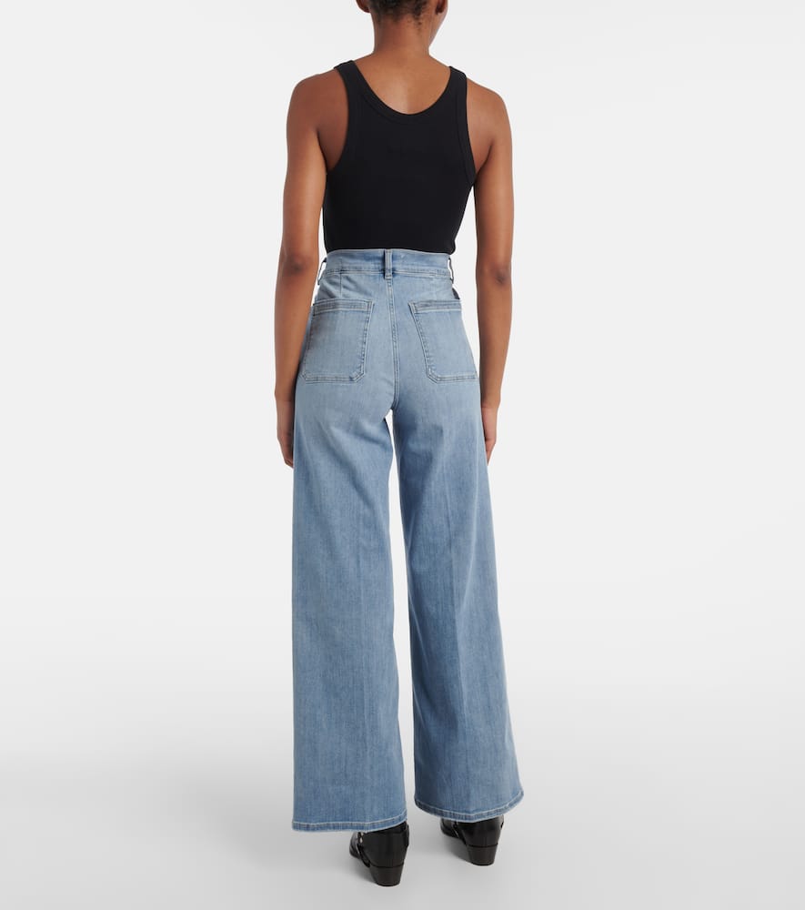 Le Slim Palazzo wide-leg jeans