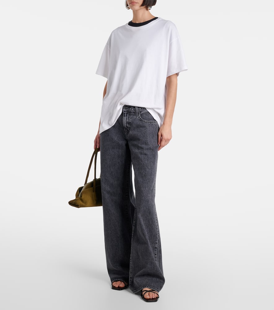 Mika mid-rise wide-leg jeans