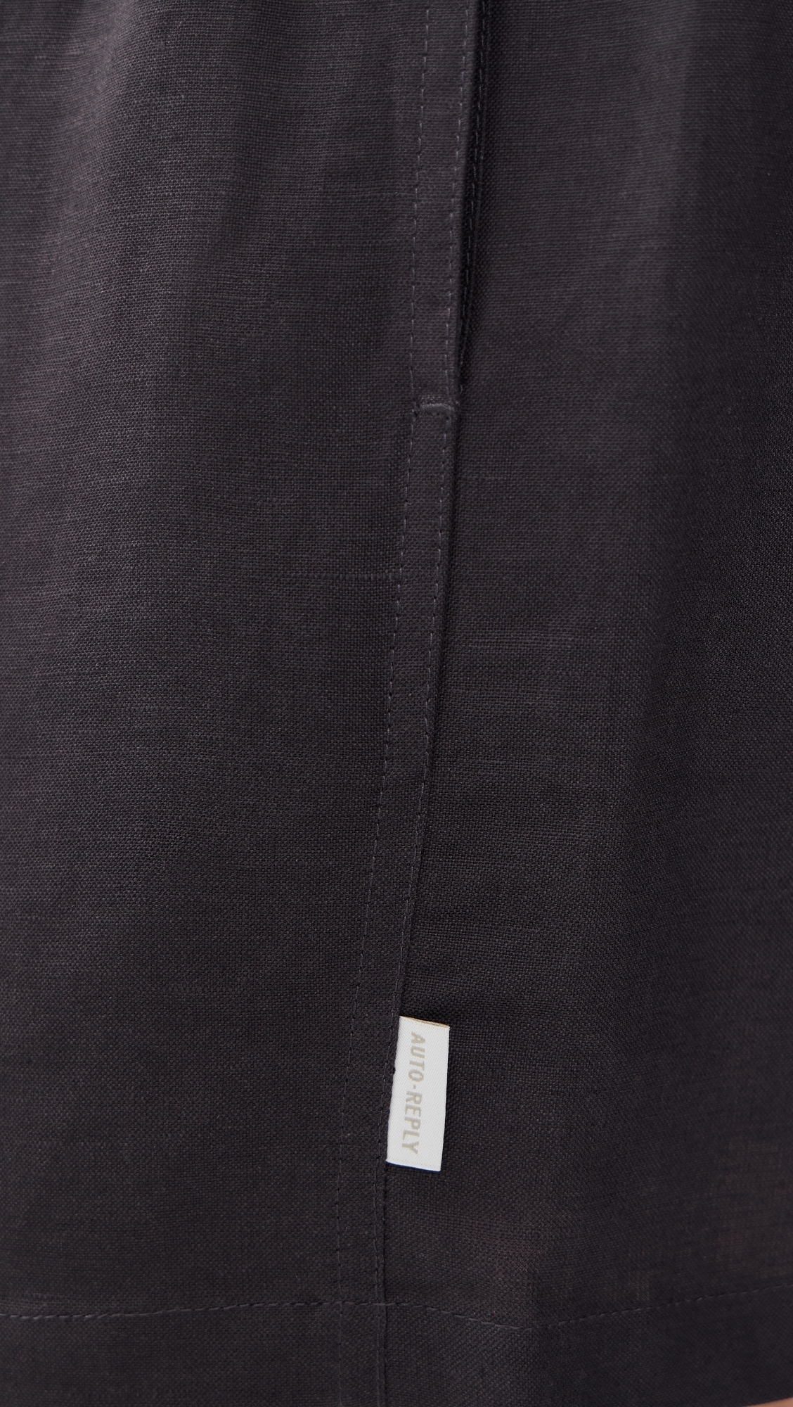 Linen Shorts 4.75 Granite