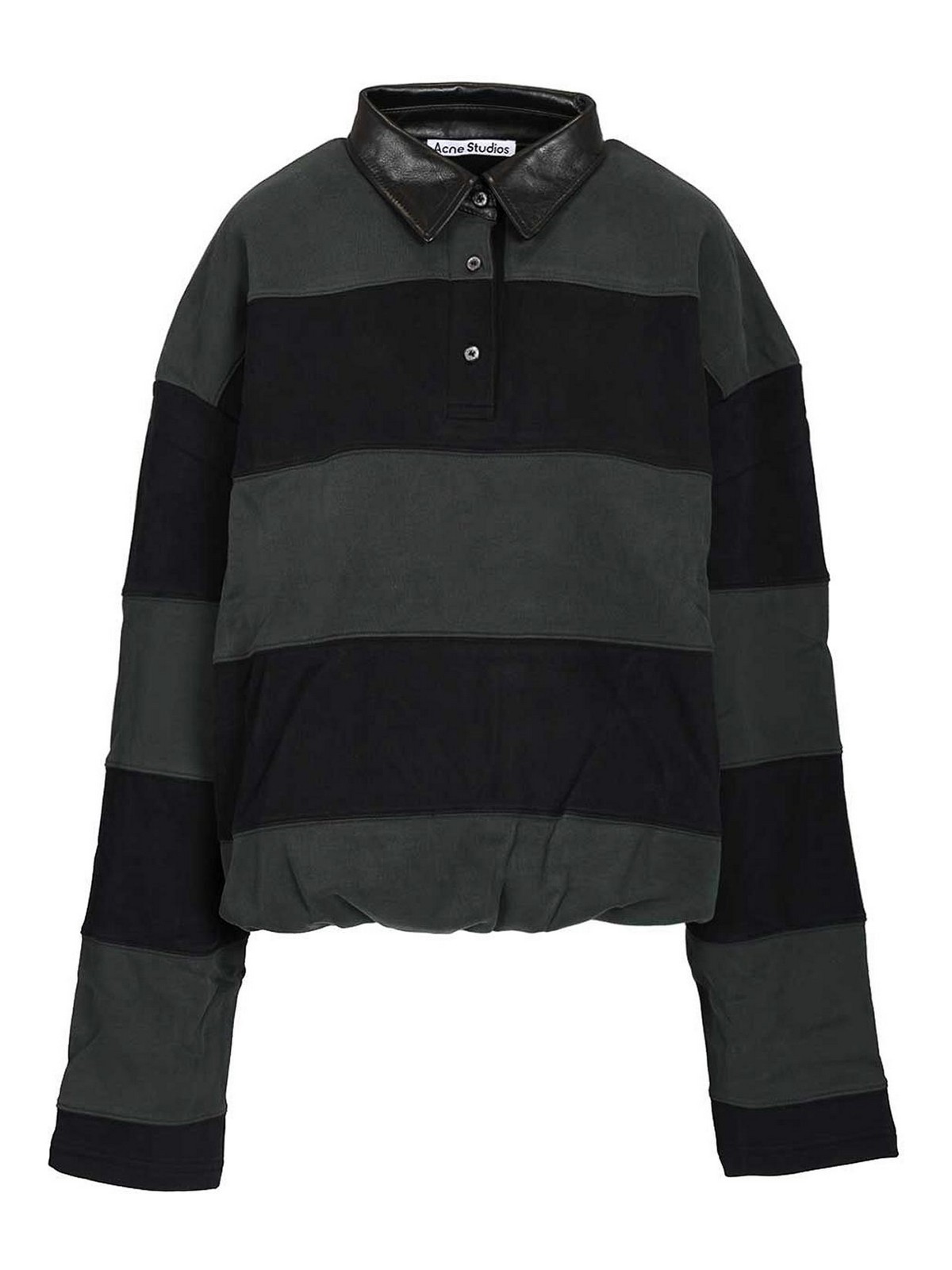 Striped Polo Sweater