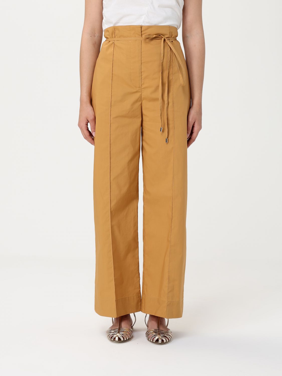Pants LIU JO Woman color Mustard