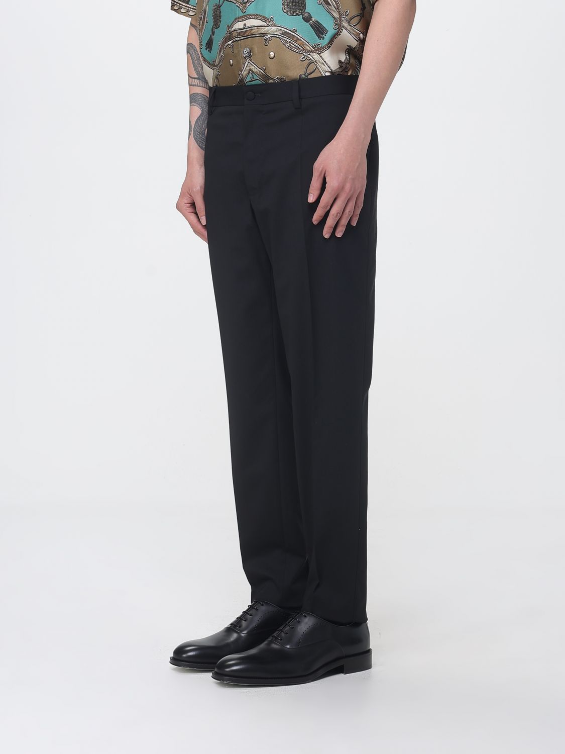 Pants Men color Black