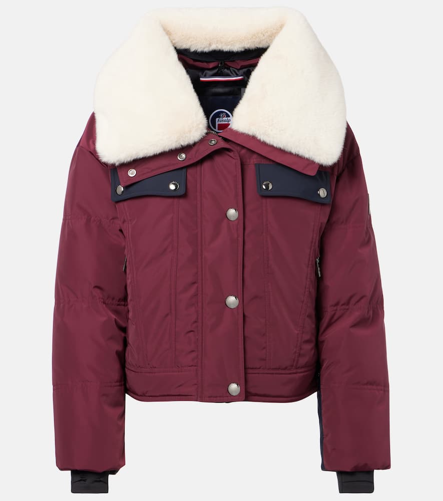 Lakki faux fur-trimmed ski jacket