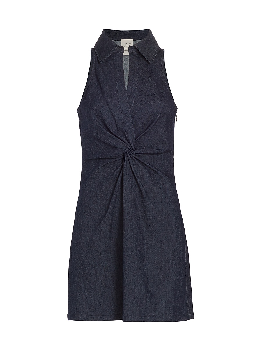 Women's Mckenna Cotton Sleeveless Minidress - Indigo