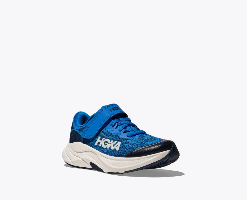 HOKA Rincon 4 Shoes in Electric Cobalt/Varsity Navy