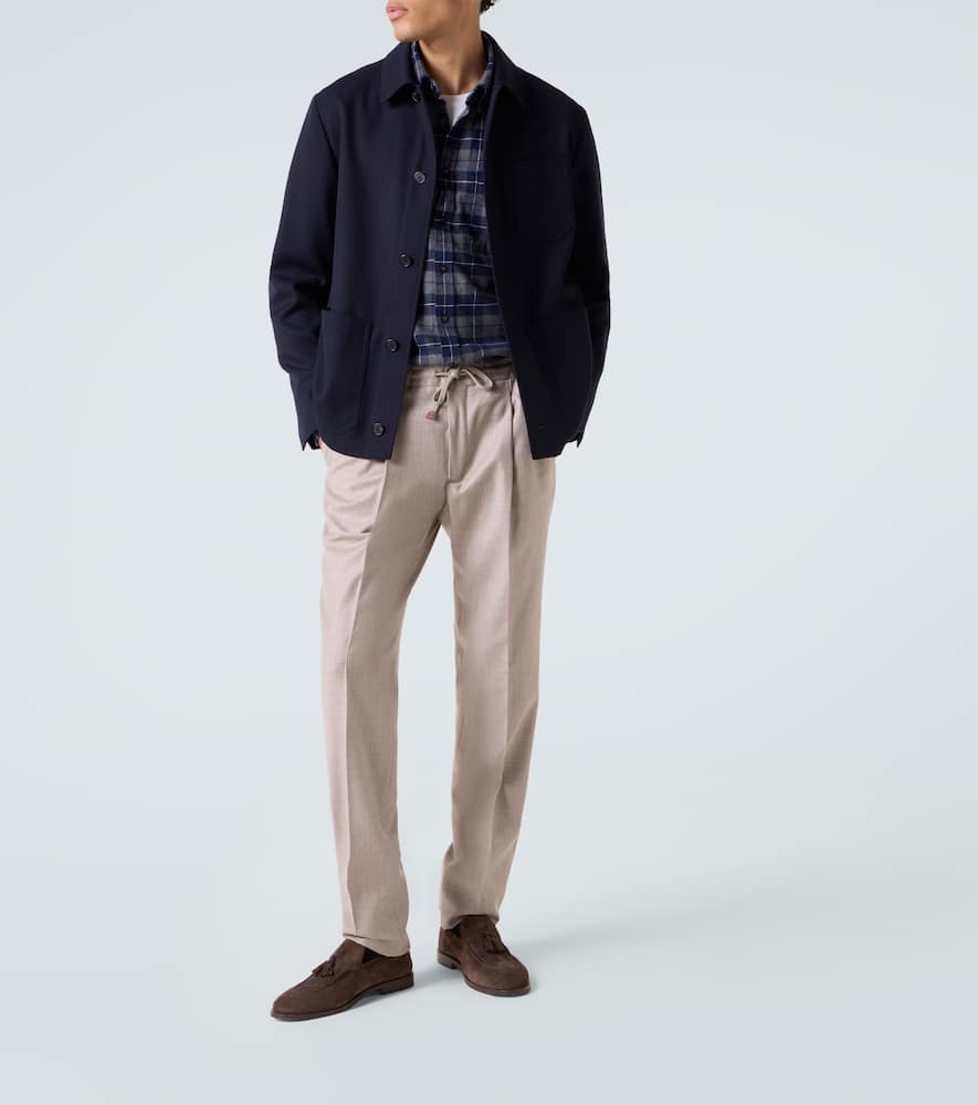 Checked cotton shirt