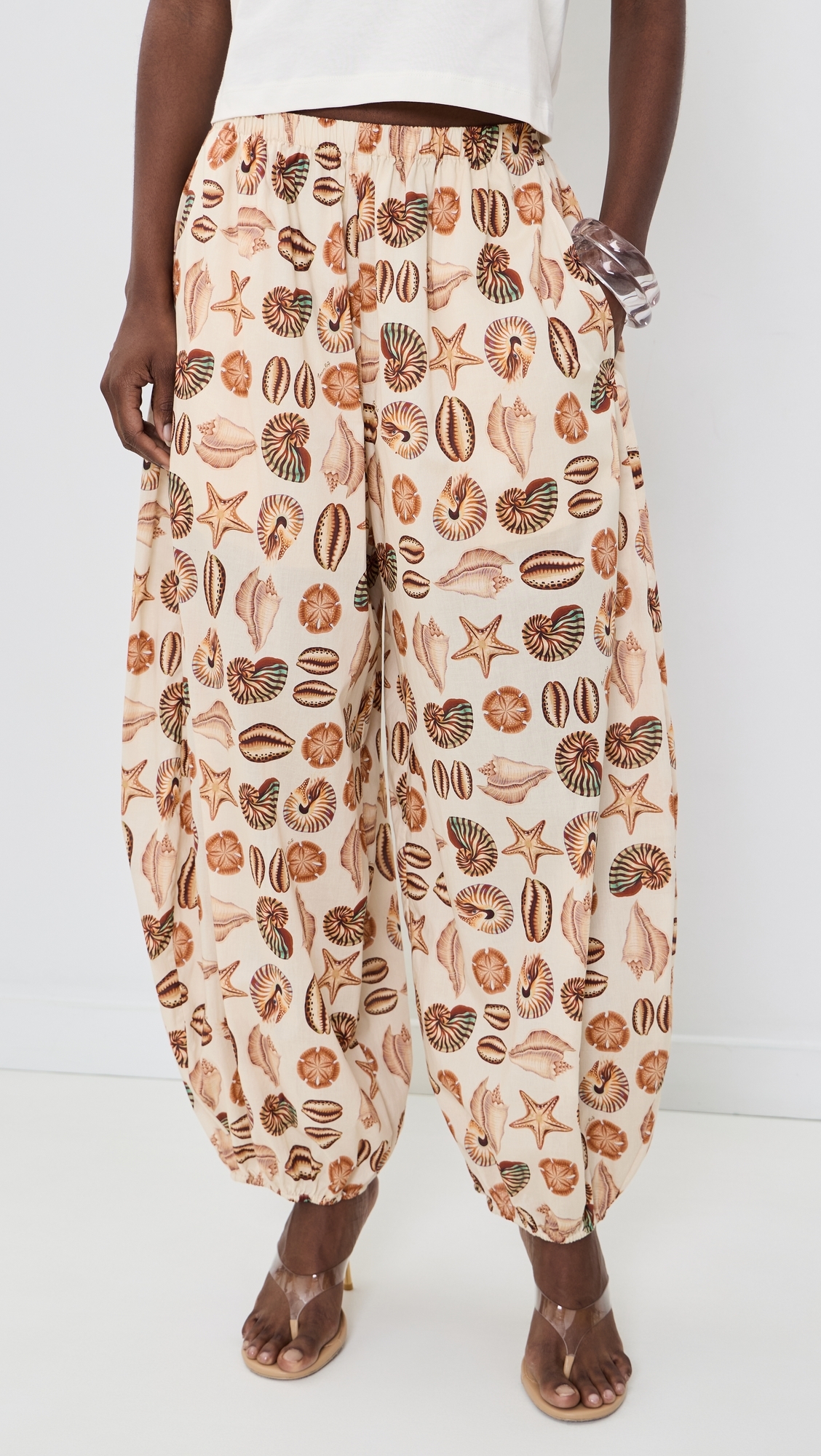 Marine Shells Sand Balloon Pants Marine Shells Sand