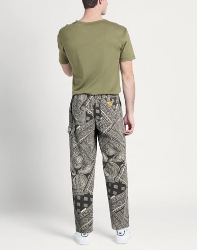 Man Pants Black Size M Cotton