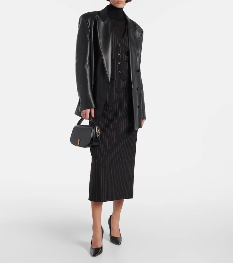 Wardrobe. NYC Pinstripe wool vest