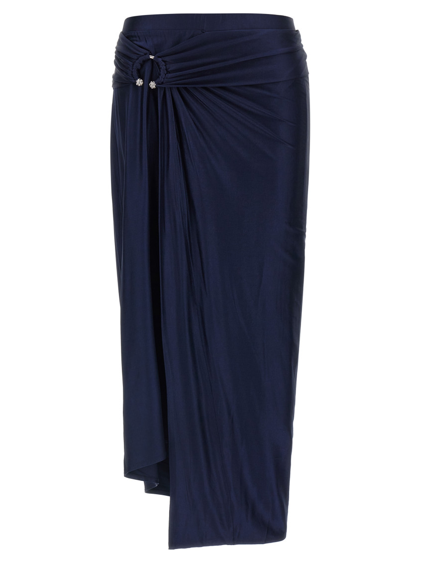 Navy Blue Piercing Skirt