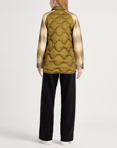 Woman Puffer Sage green Size XXS Polyamide, Wool, Polyester