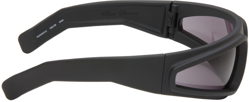 Rick Owens Black Ryder Sunglasses