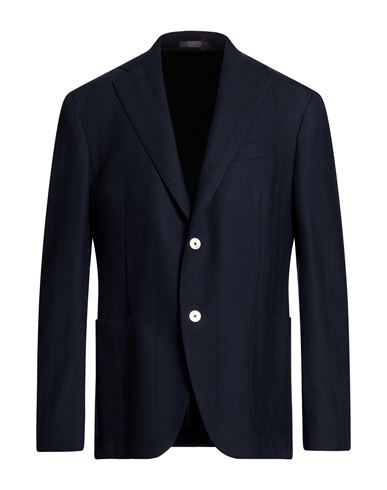 Man Blazer Midnight blue Size 42 Wool
