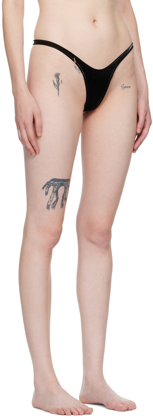 Poster Girl Black Team Bikini Bottoms