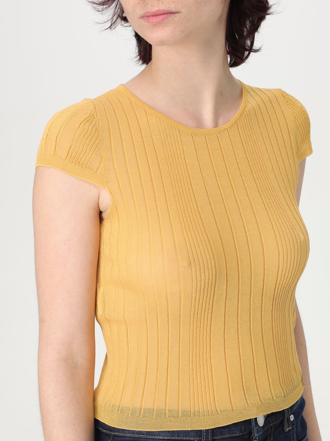 Sweater PINKO Woman color Yellow