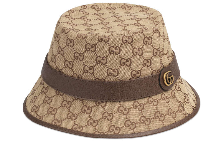 GG Canvas Bucket Hat 'Beige Brown'