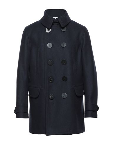 Man Coat Midnight blue Size 36 Wool, Polyester, Polyamide