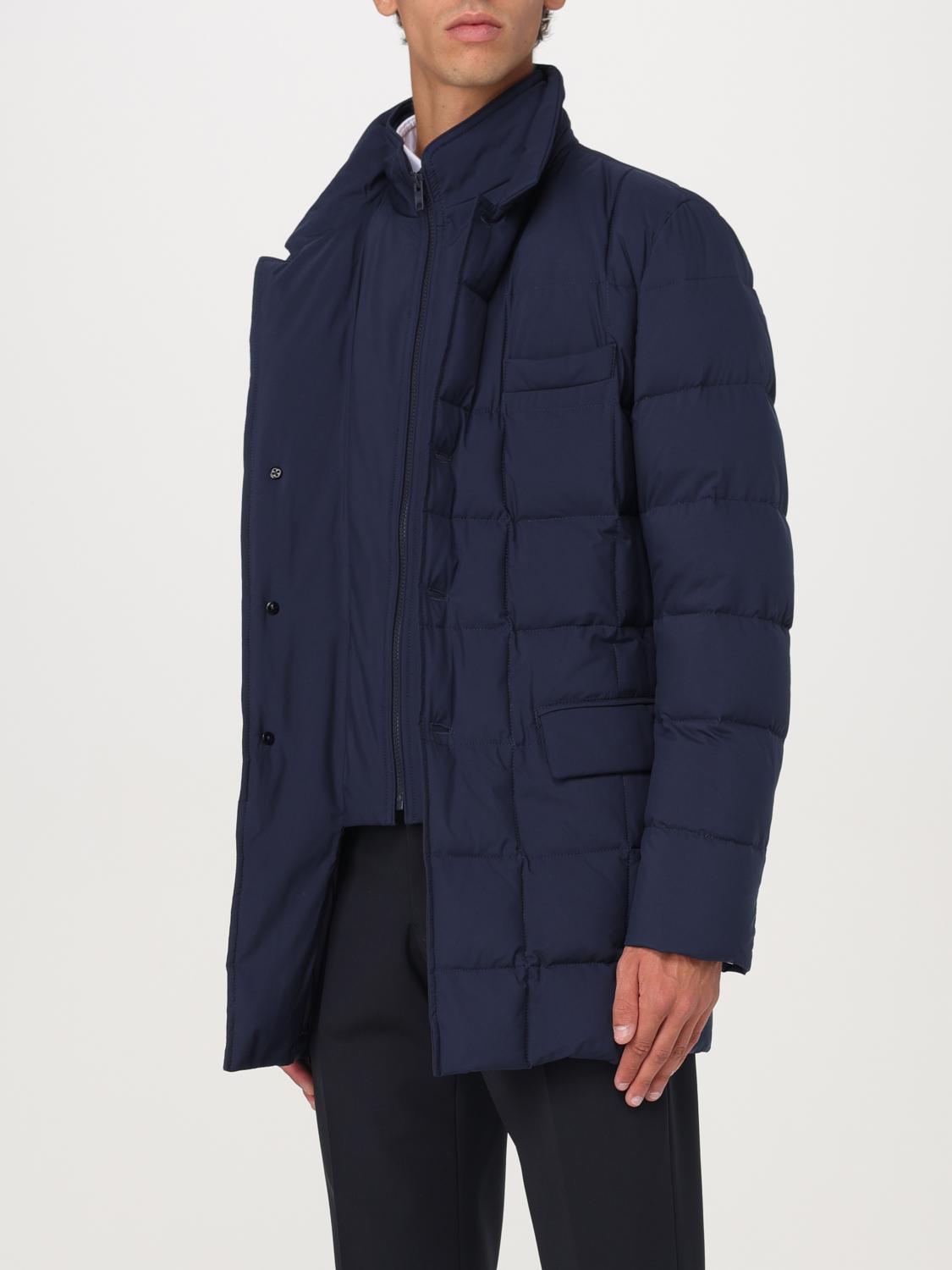 Double-front down jacket - Black