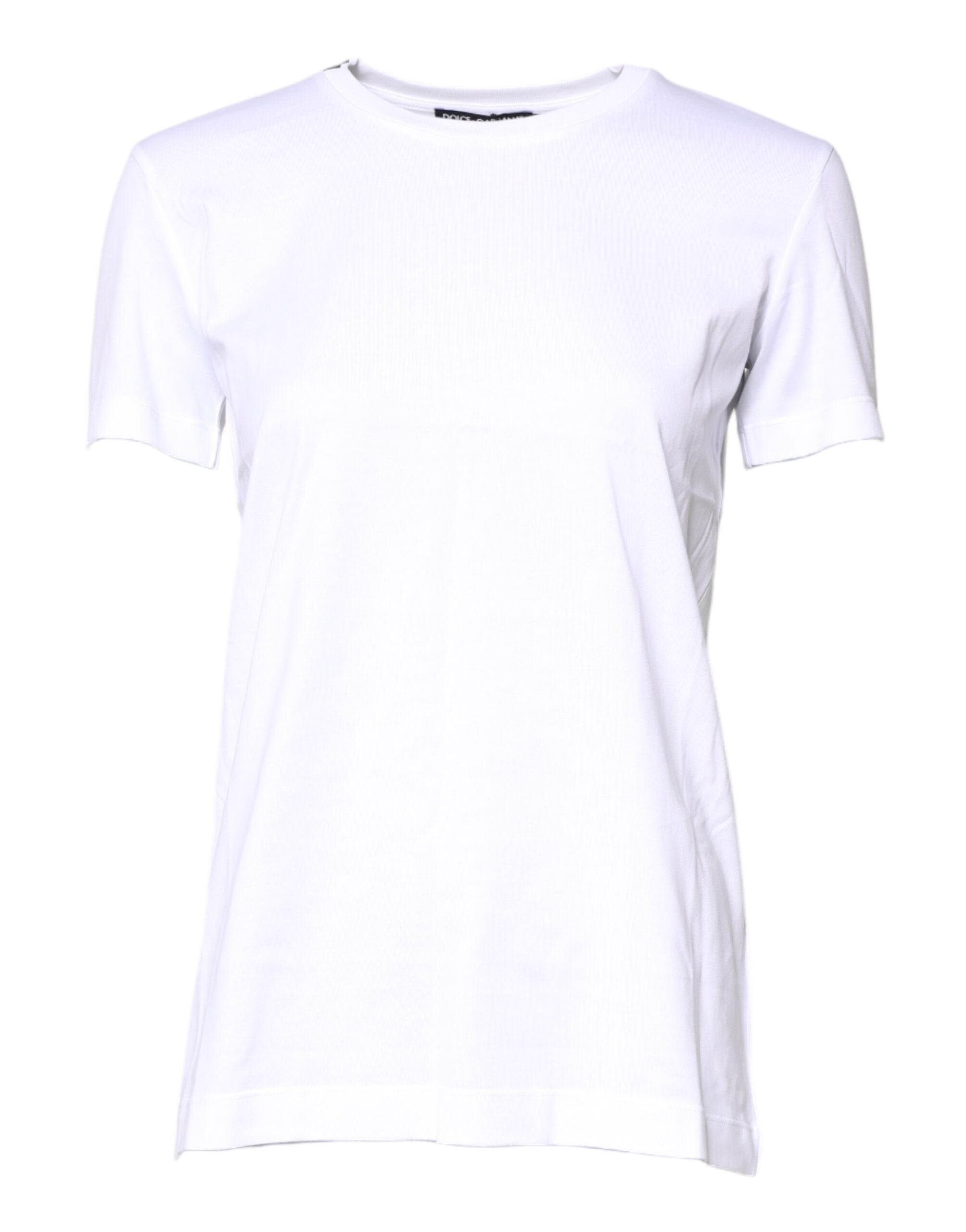 Cotton Crew Neck T-Shirt — White