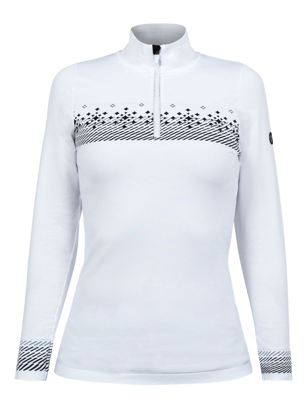 NEWLAND logo-patch ski sweatshirt - White