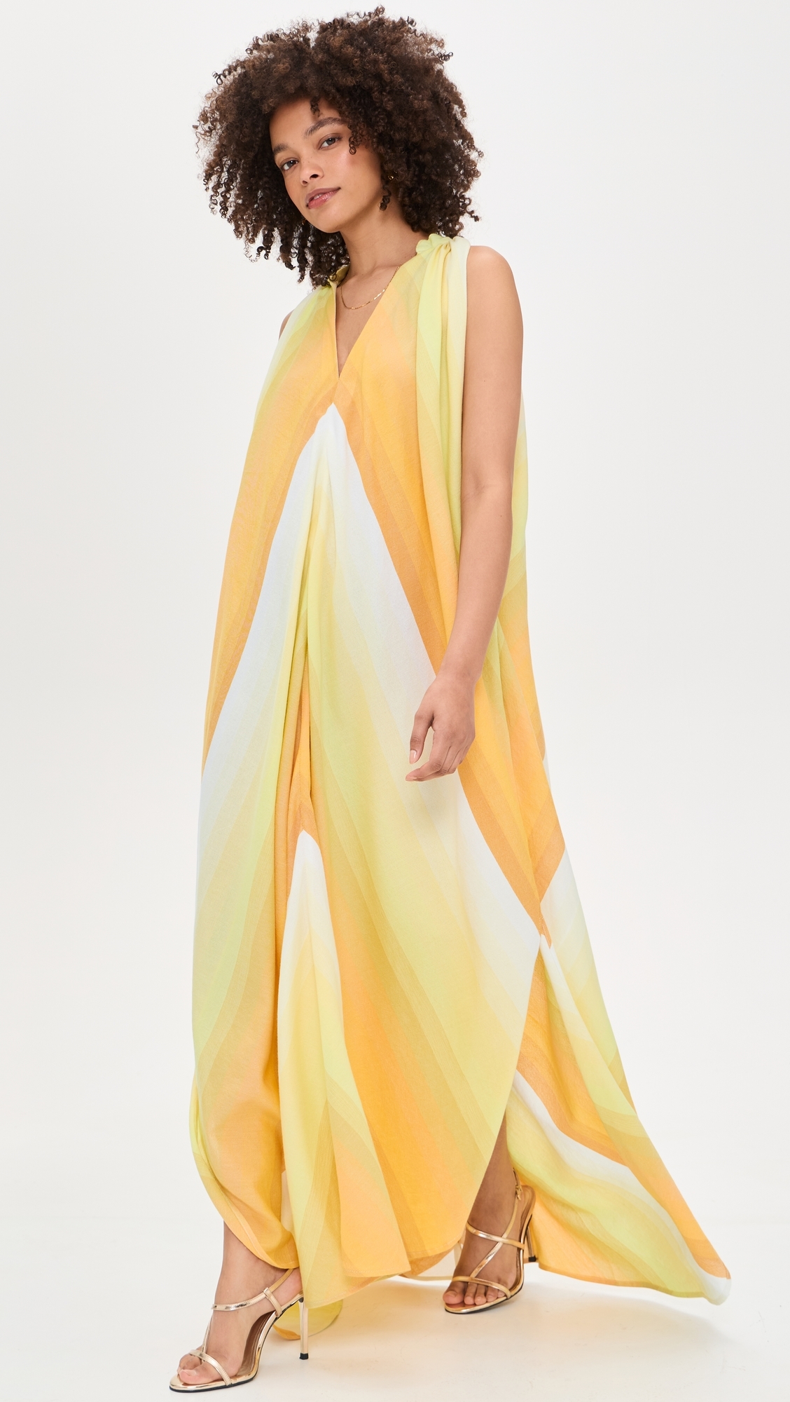 The Halter Dress Stripe
