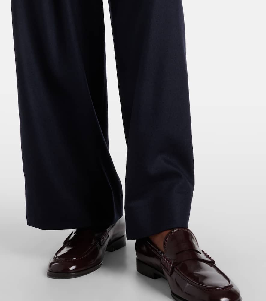 Titty wool wide-leg pants