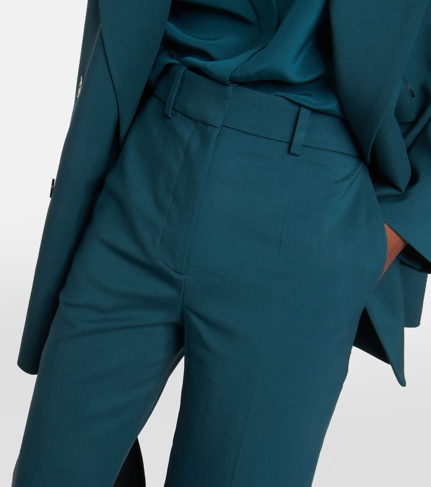 Morissey mid-rise wool straight pants