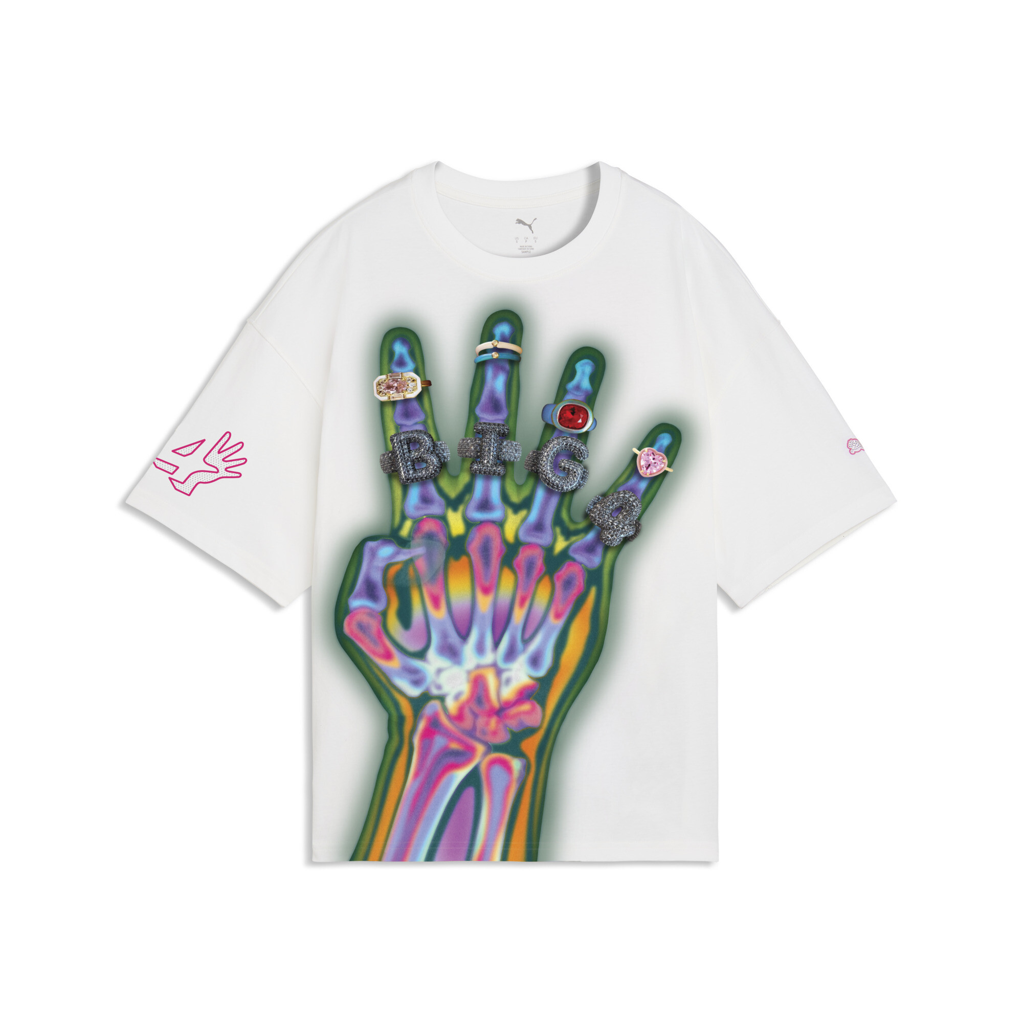 PUMA Flau'jae Men's Oversized Graphic T-Shirt in White