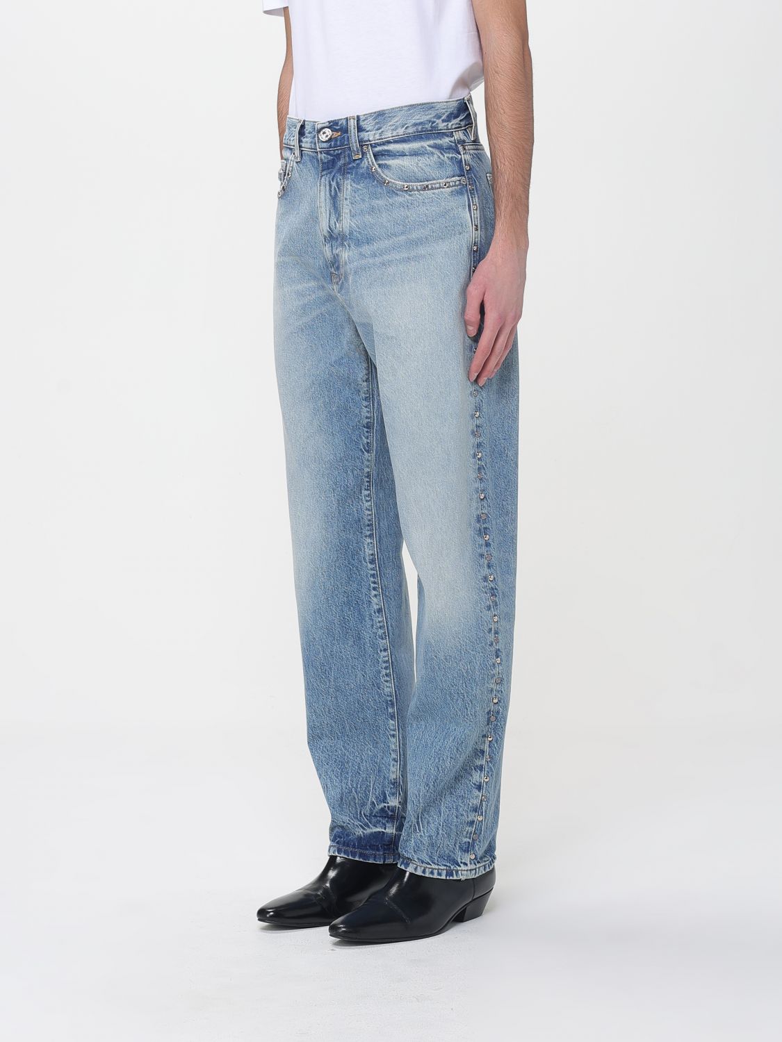 Jeans Men color Stone Washed