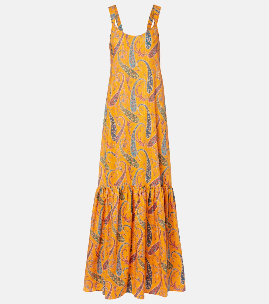 Printed cotton cady tunic
