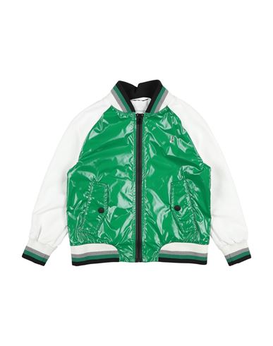 Kid Jacket Green Size 12 Polyamide, Polyurethane coated, Polyester, Cotton