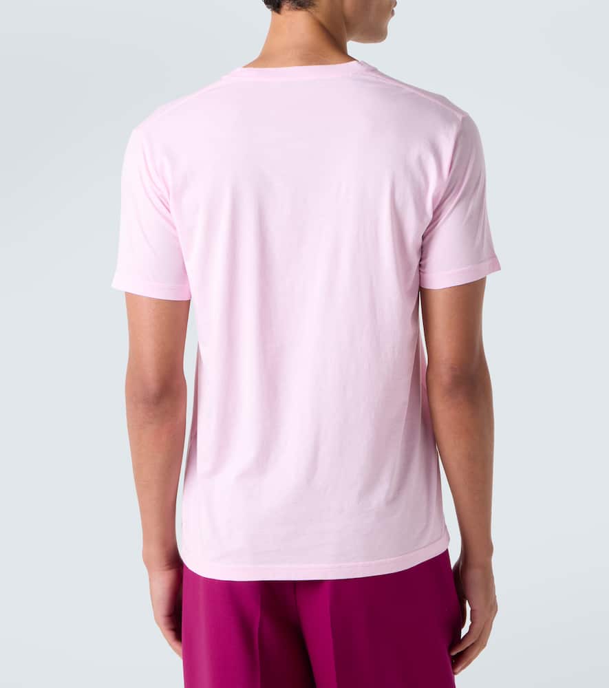 Cotton and silk jersey T-shirt