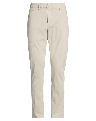 Man Pants Beige Size 31 Cotton, Elastane