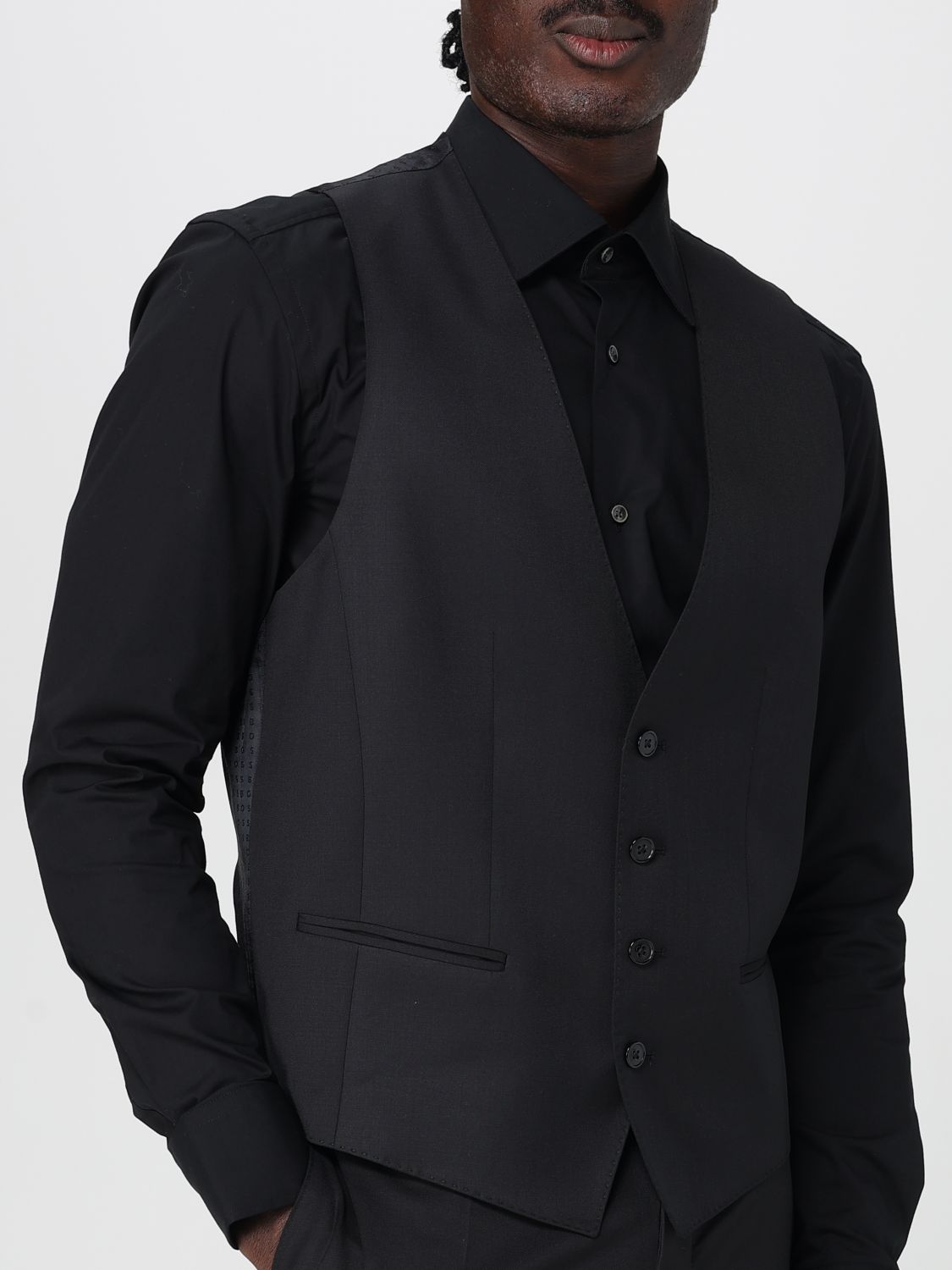 Suit Vest BOSS Men color Black