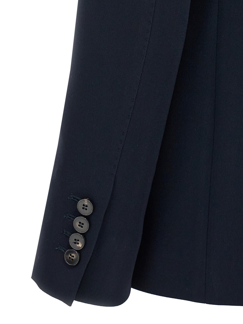 Double-breasted Cady Blazer