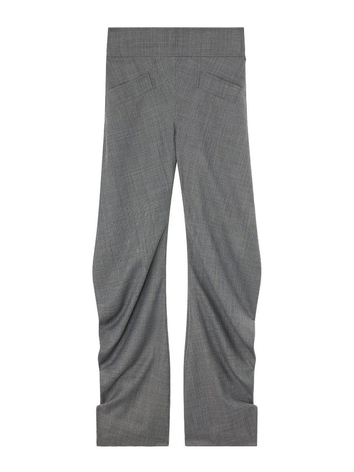 Draped-detail Trousers