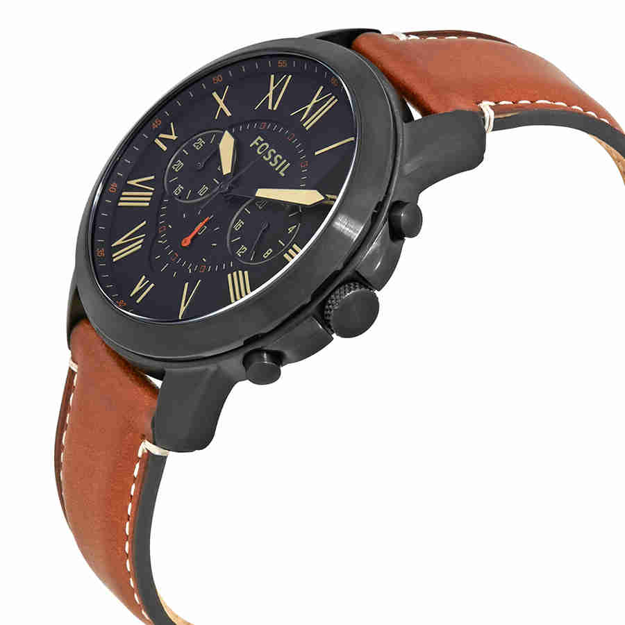 Grant Chronograph Black Dial Mens Watch FS5241