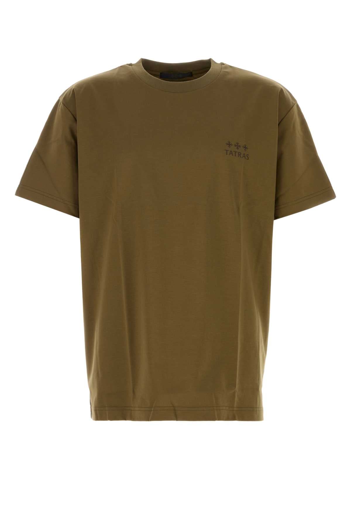 Cotton Jersey T-Shirt — Khaki