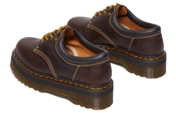 8053 Arc Crazy Horse Leather Platform Shoes 'Dark Brown'