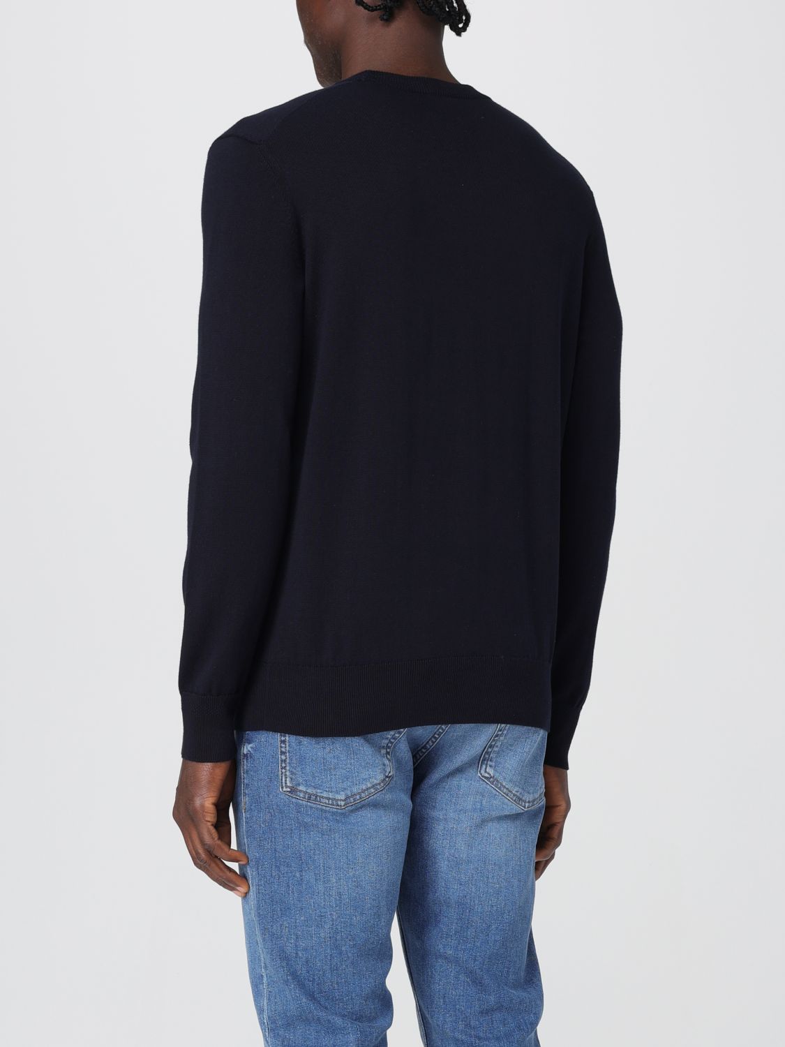 Sweater BOSS Men color Blue