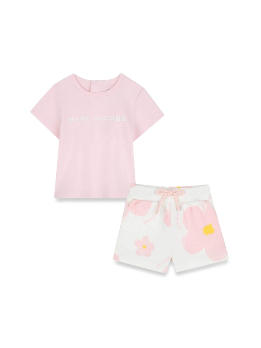 2-Piece Pink Logo T-shirt/Short Set ( Baby Girl)