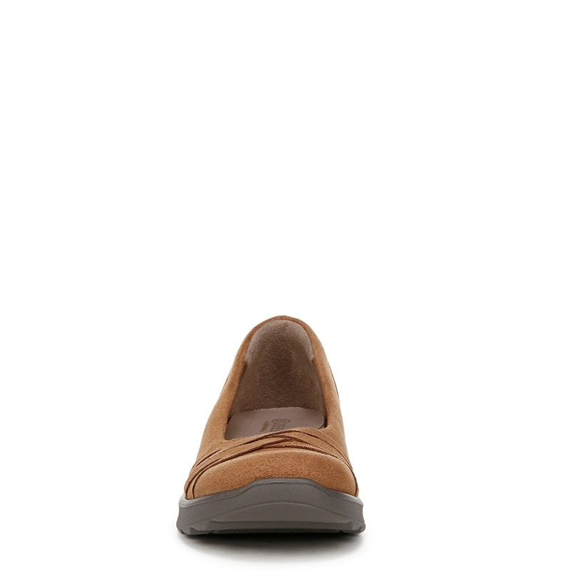 Women's Goody Slip On Shoes (Whiskey Tan Leather Fabric)