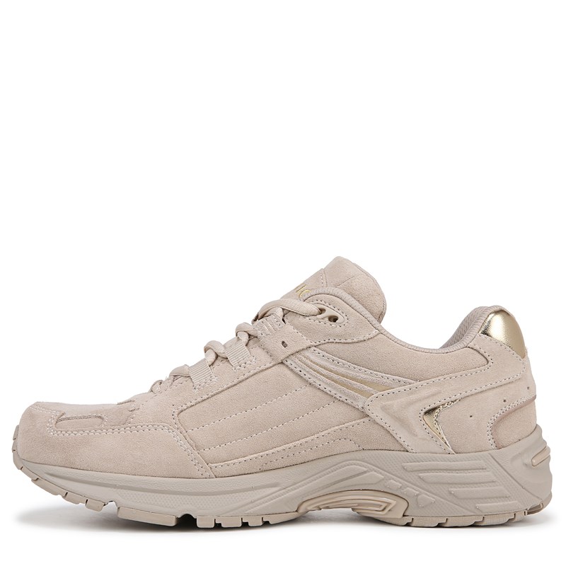 Women's 23walk 2.0 Classic Sneakers (Oatmeal Beige & Gold Leather)