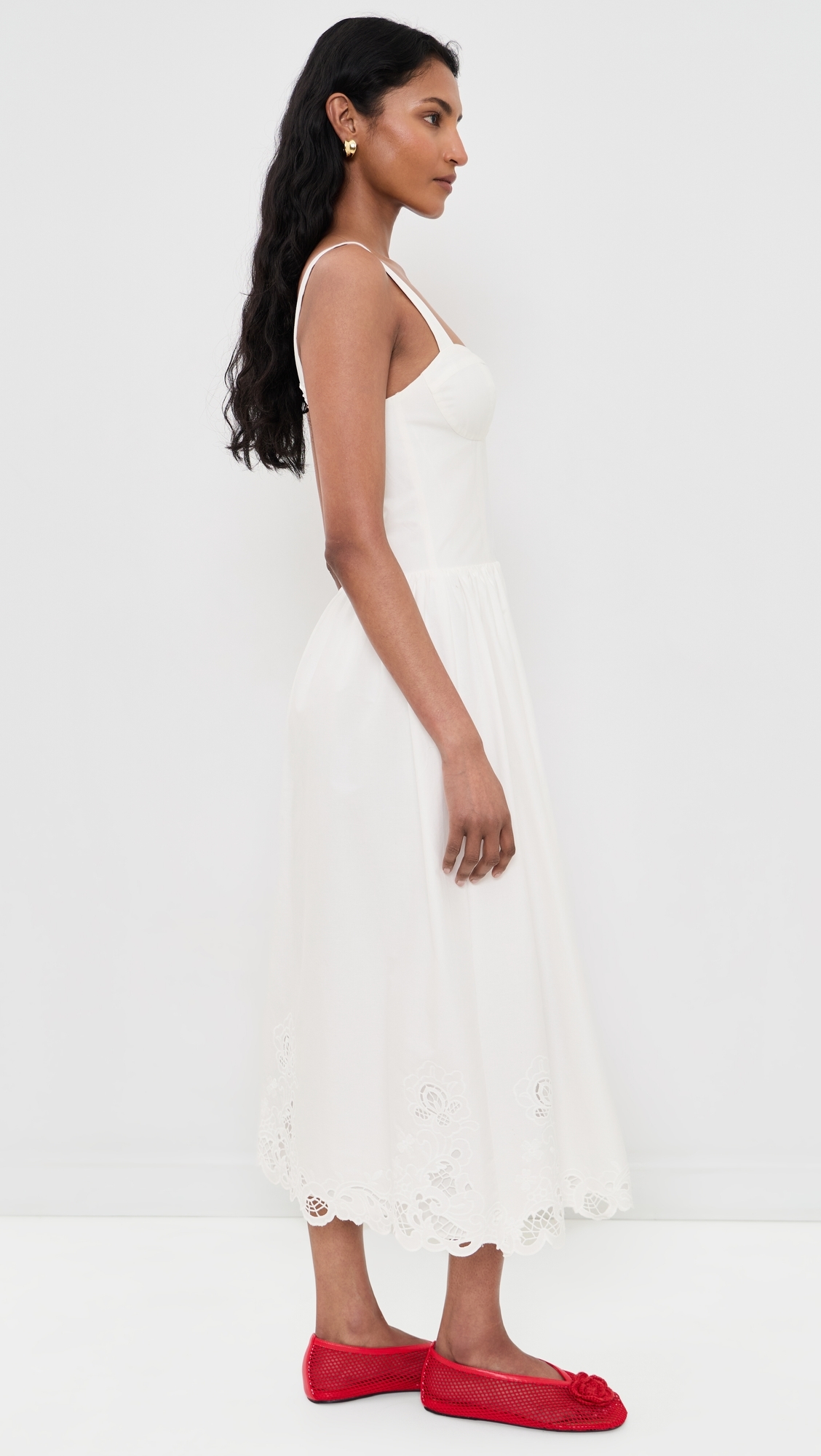 Somerset Midi Dress Ivory