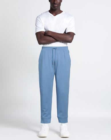 Heritage Man Pants Light blue Size 34 Cotton, Elastane