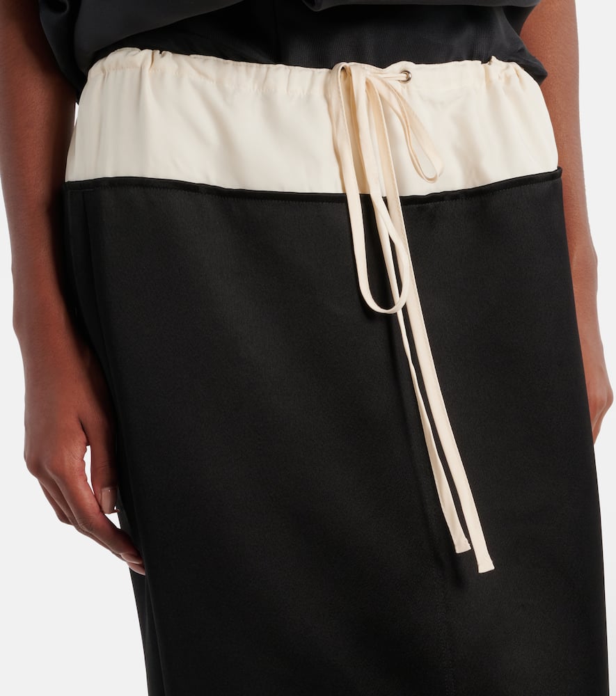 Chet satin maxi skirt