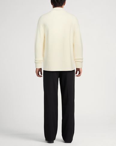 Man Cardigan Cream Size M Wool, Silk, Cashmere