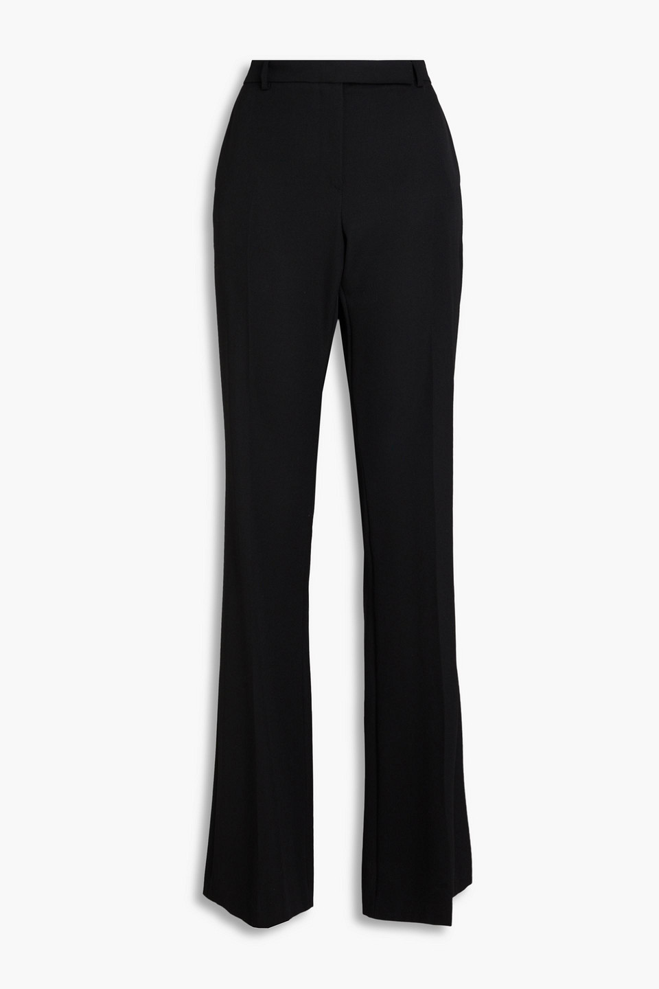 Wool-crepe flared pants - Black - IT 48
